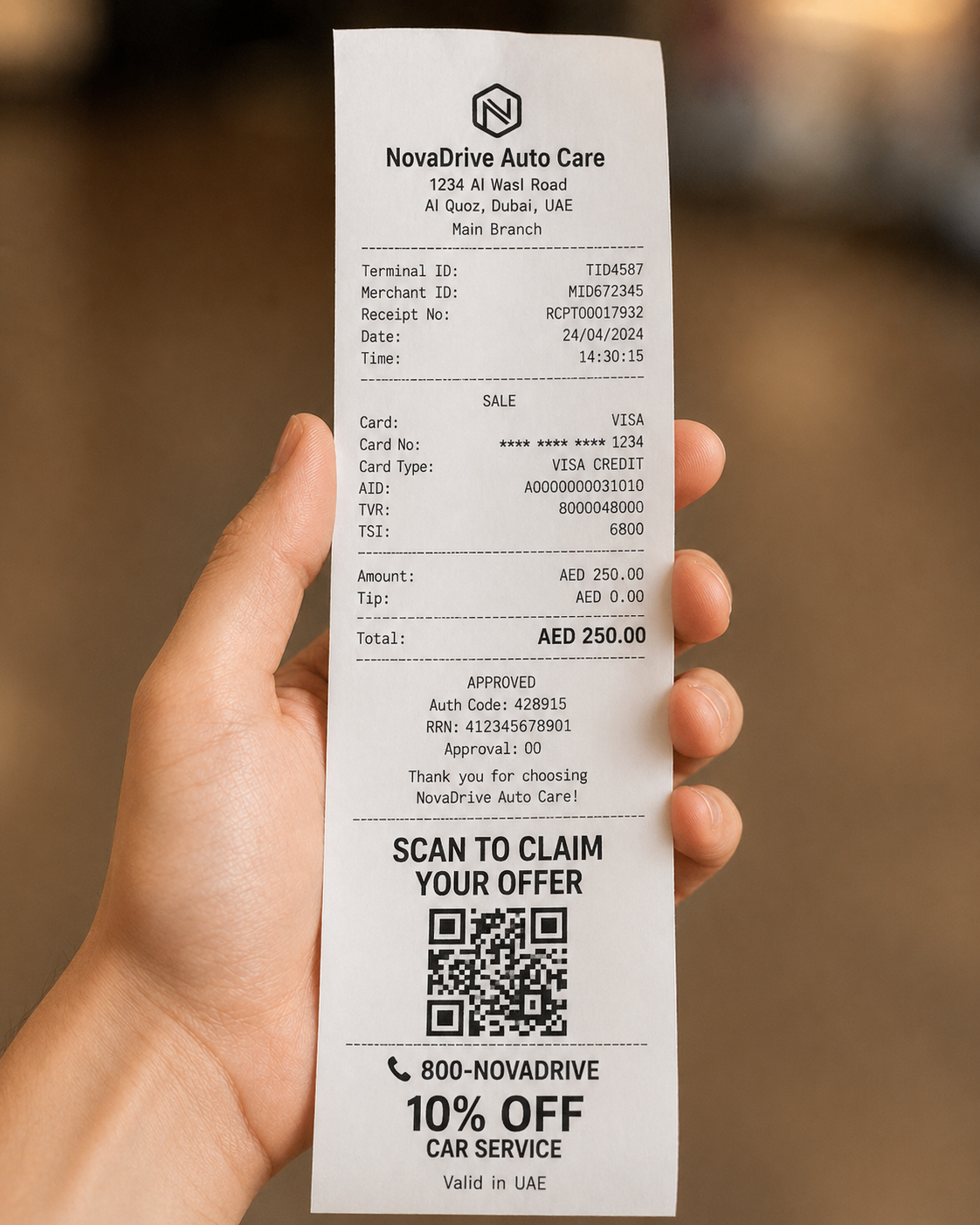 POS Receipt Slip